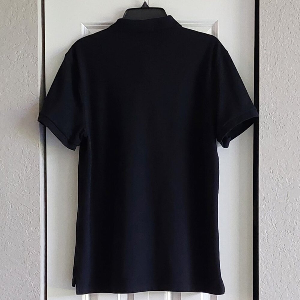 J Crew Men's Black Polo Short Sleeve Shirt Size L - Picture 4 of 7